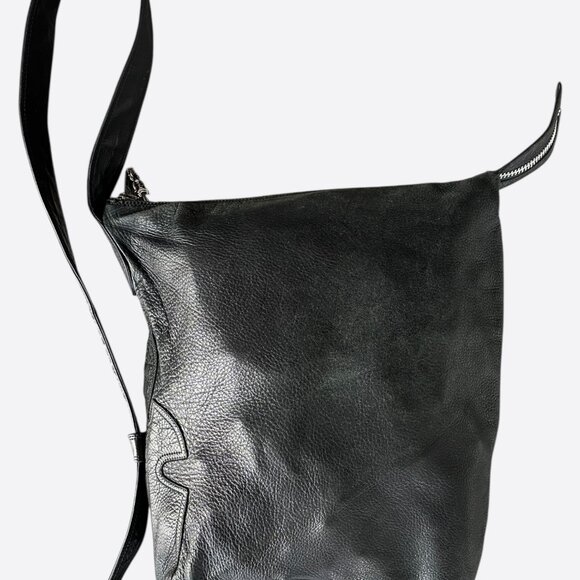 Chrome Hearts Black Lelo Cross Patch Messenger Bag - Picture 2 of 4